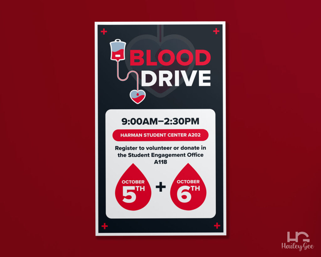 Blood Drive Poster and Flyer